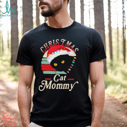 Christmas Cat Mommy vintage 2023 Shirt