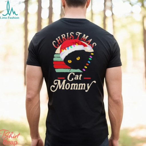 Christmas Cat Mommy vintage 2023 Shirt