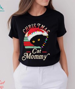 Christmas Cat Mommy vintage 2023 Shirt