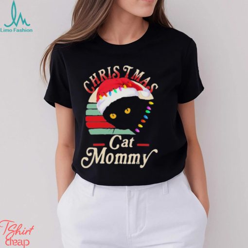 Christmas Cat Mommy vintage 2023 Shirt