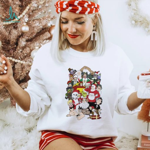 Christmas Chaos characters from our favorite Christmas movies shirt
