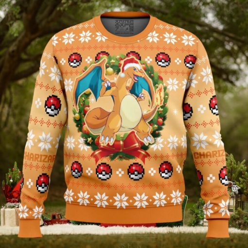 Christmas Charizard Pokemon Ugly Christmas Sweater