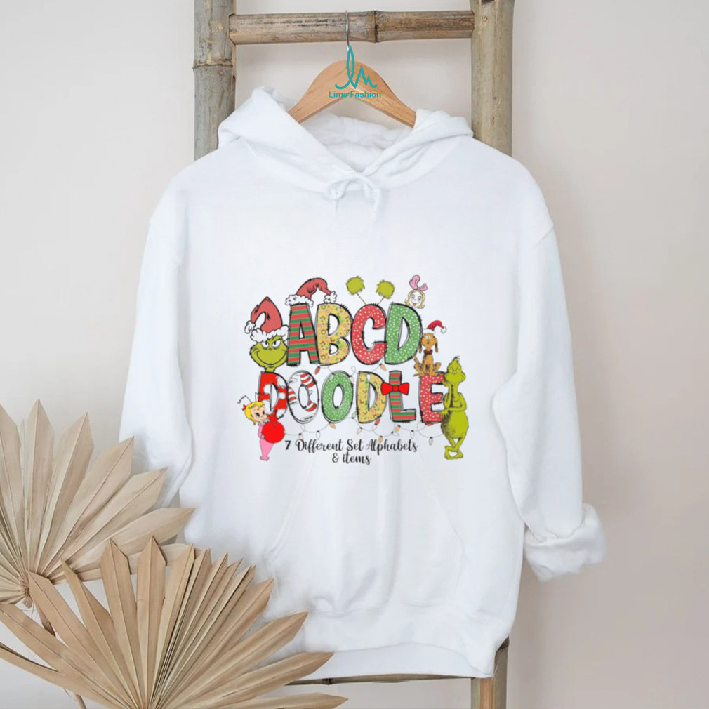 Christmas Doodle Letters and Numbers shirt Christmas Doodle Letters and Numbers shirt