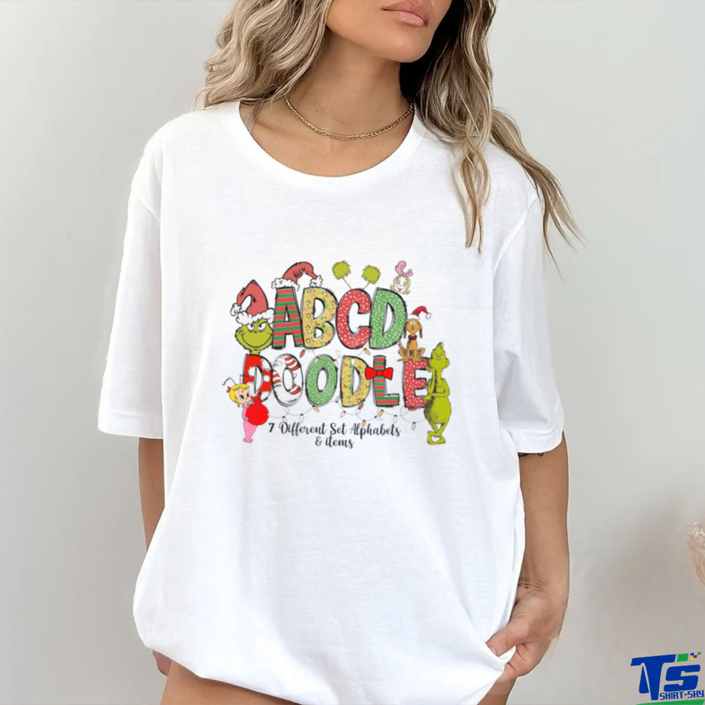 Christmas Doodle Letters and Numbers shirt Christmas Doodle Letters and Numbers shirt