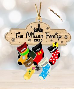 Christmas Family Socks Ornament