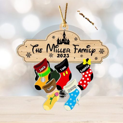 Christmas Family Socks Ornament