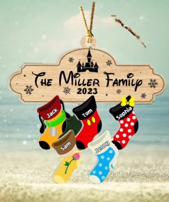 Christmas Family Socks Ornament