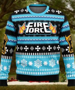 Christmas Flame Fire Force Ugly Christmas Sweater