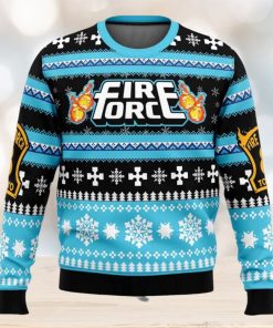 Christmas Flame Fire Force Ugly Christmas Sweater