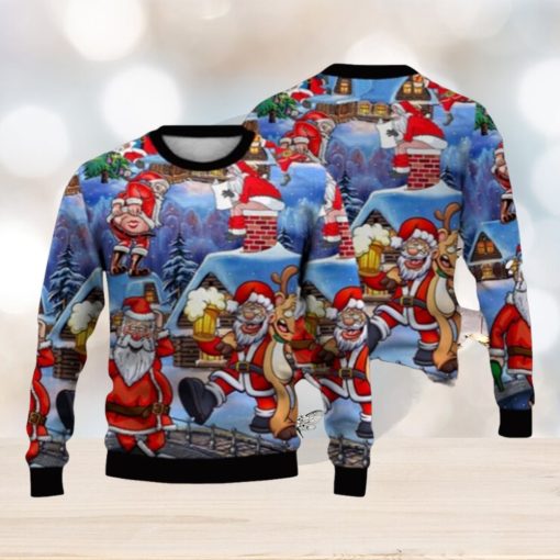 Christmas Fun Cartoon 3D Ugly Christmas Sweater