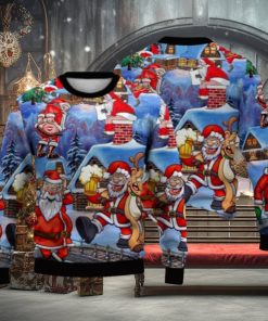 Christmas Fun Cartoon 3D Ugly Christmas Sweater