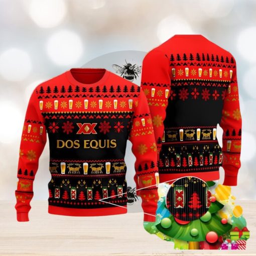 Christmas Geo Pattern Dos Equis Ugly Christmas Sweater Best Gift For Men And Women