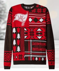 Christmas Gift Tampa Bay Buccaneers Red Black Color Ugly Christmas Sweaters