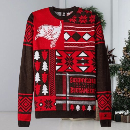 Christmas Gift Tampa Bay Buccaneers Red Black Color Ugly Christmas Sweaters