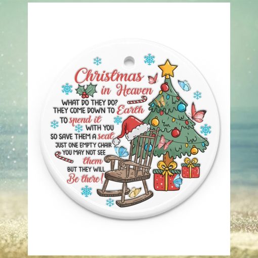 Christmas In Heaven Ornament Circle Ornament