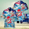 NHL St. Louis Blues Hawaiian Shirt Tropical Rose Pattern Summer Hawaiian Shirt