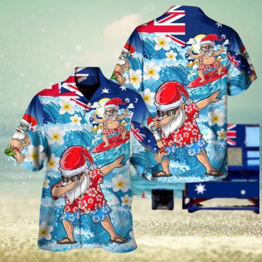 Christmas In July Dabbing Santa Hawaii Shirt