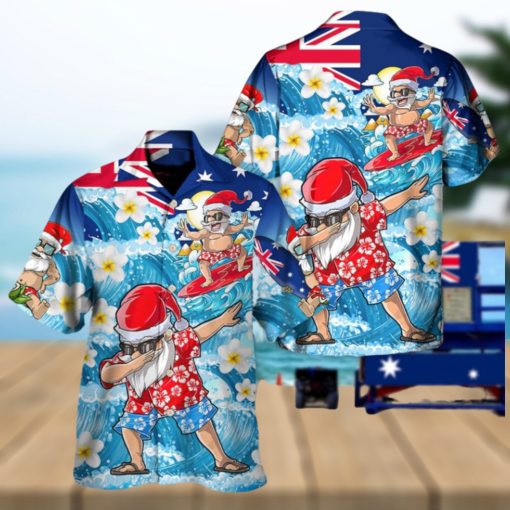 Christmas In July Dabbing Santa Hawaii Shirt