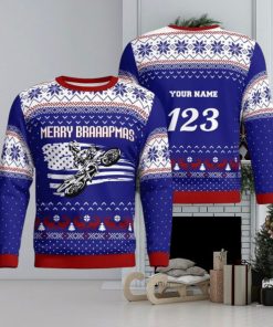 Christmas Motocross Rider 14 Custom Ugly Sweater