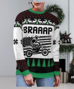 Christmas Motocross Rider 2 Custom Ugly Sweater