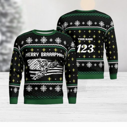 Christmas Motocross Rider 26 Sweater