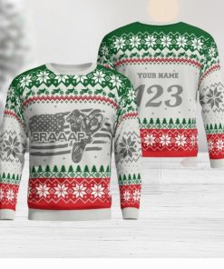 Christmas Motocross Rider 9 Custom Ugly Sweater