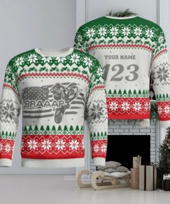 Christmas Motocross Rider 9 Custom Ugly Sweater