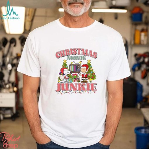 Christmas Movie Junkie T Shirt