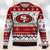 New York Giants Snowflakes Pattern Ugly Christmas Sweaters