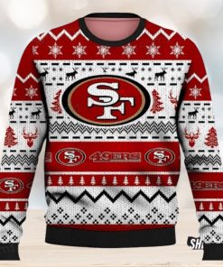 Christmas Parttern San Francisco 49Ers Ugly Christmas Sweaters