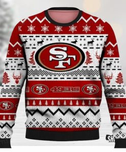 Christmas Parttern San Francisco 49Ers Ugly Christmas Sweaters