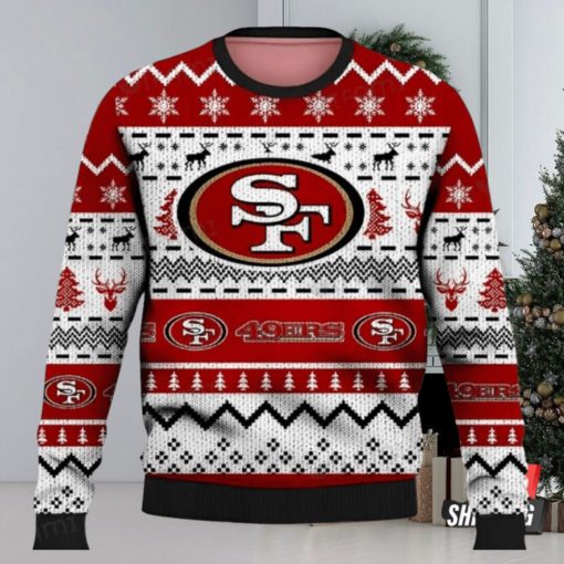 Christmas Parttern San Francisco 49Ers Ugly Christmas Sweaters