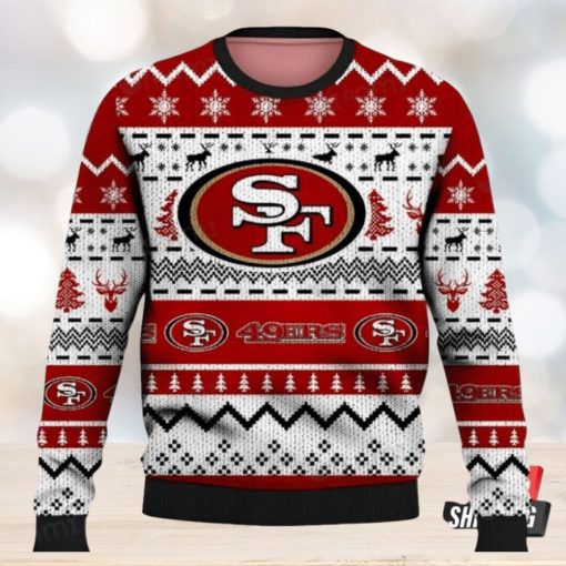 Christmas Parttern San Francisco 49Ers Ugly Christmas Sweaters