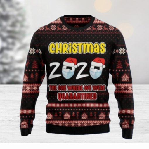 Christmas Quarantined Ugly Christmas Sweaters Style Gift For Men And Women