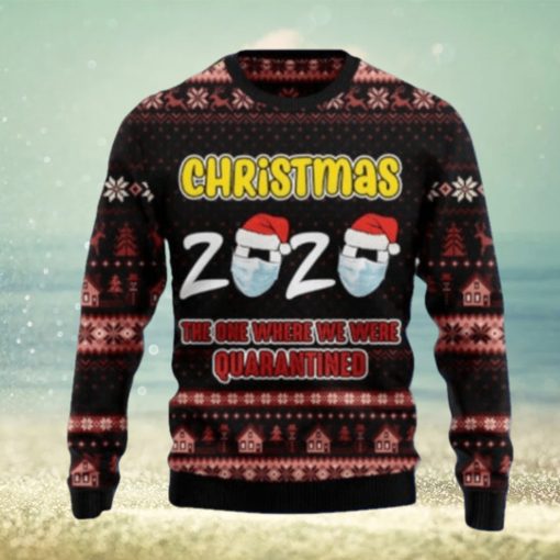 Christmas Quarantined Ugly Christmas Sweaters Style Gift For Men And Women