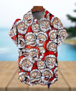 Christmas Santa Claus Hawaiian 3D xmas Shirt