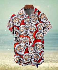 Christmas Santa Claus Hawaiian 3D xmas Shirt