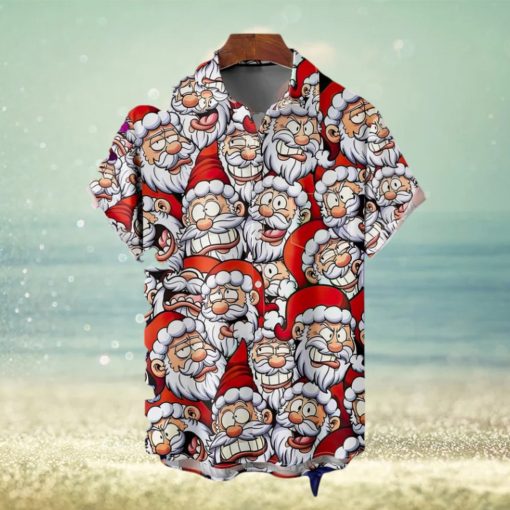 Christmas Santa Claus Hawaiian 3D xmas Shirt