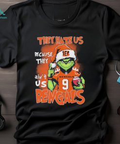 Christmas Santa Grinch They Hate Us Because Ain’t Us Cincinnati Bengals Shirt