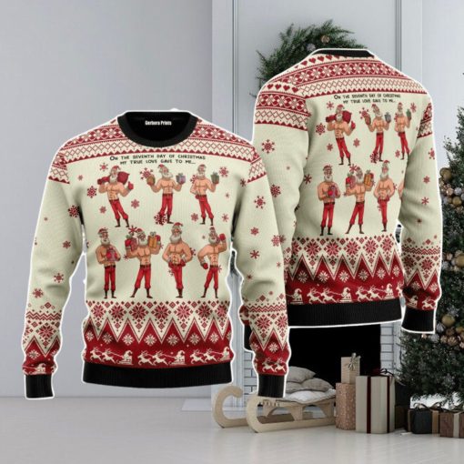 Christmas Seven Sexy Santa Claus Christmas Unisex Ugly Sweater