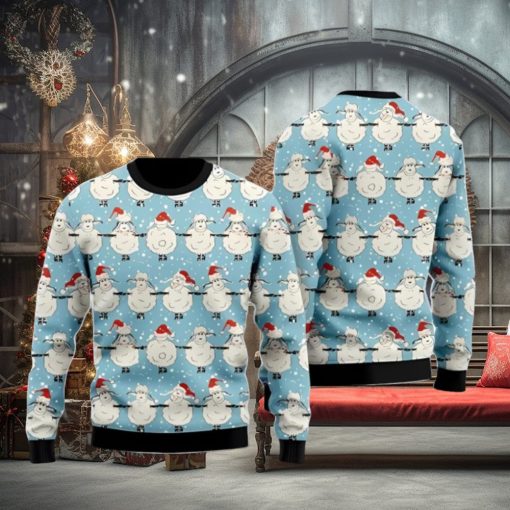 Christmas Sheeps Dancing Ugly Sweater For Men And Women