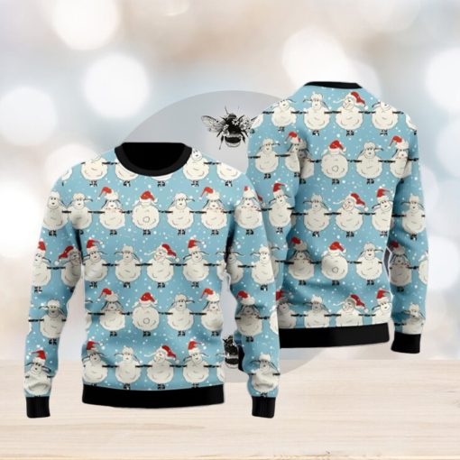 Christmas Sheeps Dancing Ugly Sweater For Men And Women