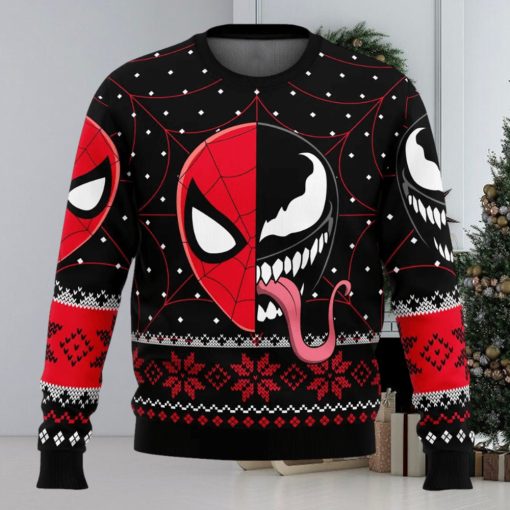 Christmas Spider man Venom Marvel Comics Ugly Christmas Sweater