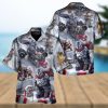 Bowling Santa Blue Hawaiian Shirt, Mens Christmas Hawaiian