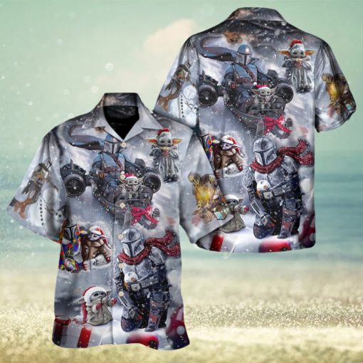 Christmas Star Wars Celebrates the Holidays With The Mandalorian & Baby Yoda Hawaiian Shirt