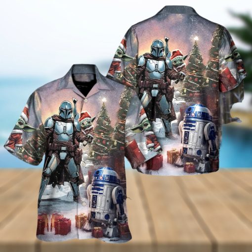 Christmas Star Wars Have A Merry Xmas May the Force Be With You Hawaiian Shirt