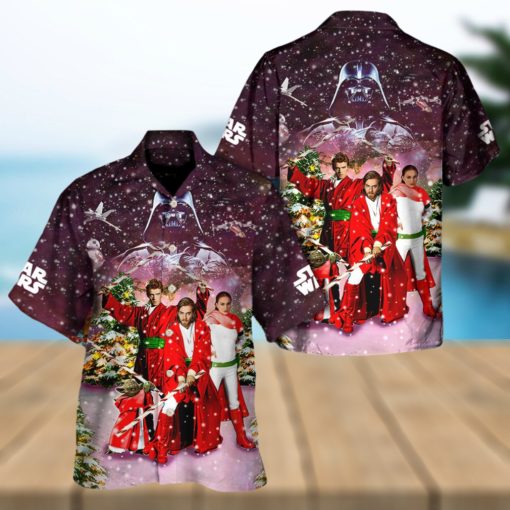 Christmas Star Wars Merry Christmas From The Force Hawaiian Shirt