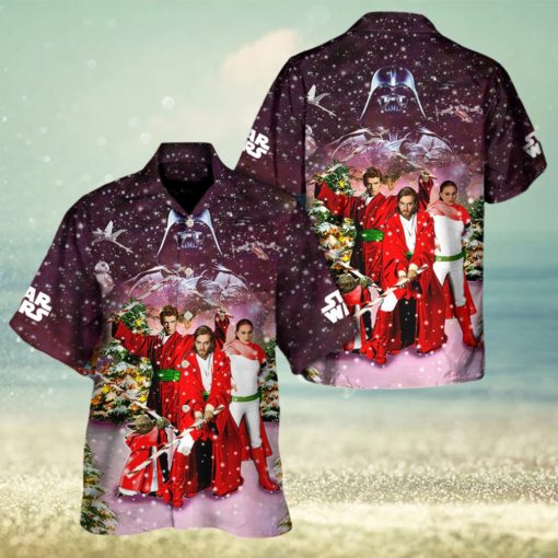 Christmas Star Wars Merry Christmas From The Force Hawaiian Shirt