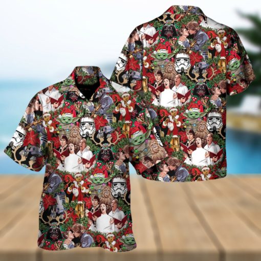 Christmas Star Wars Season’s Greetings Funny Holiday Hawaiian Shirt