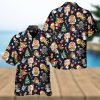 Jack & Sally Nightmare Before Xmas Aloha Shirt, Santa Hawaiian Shirt